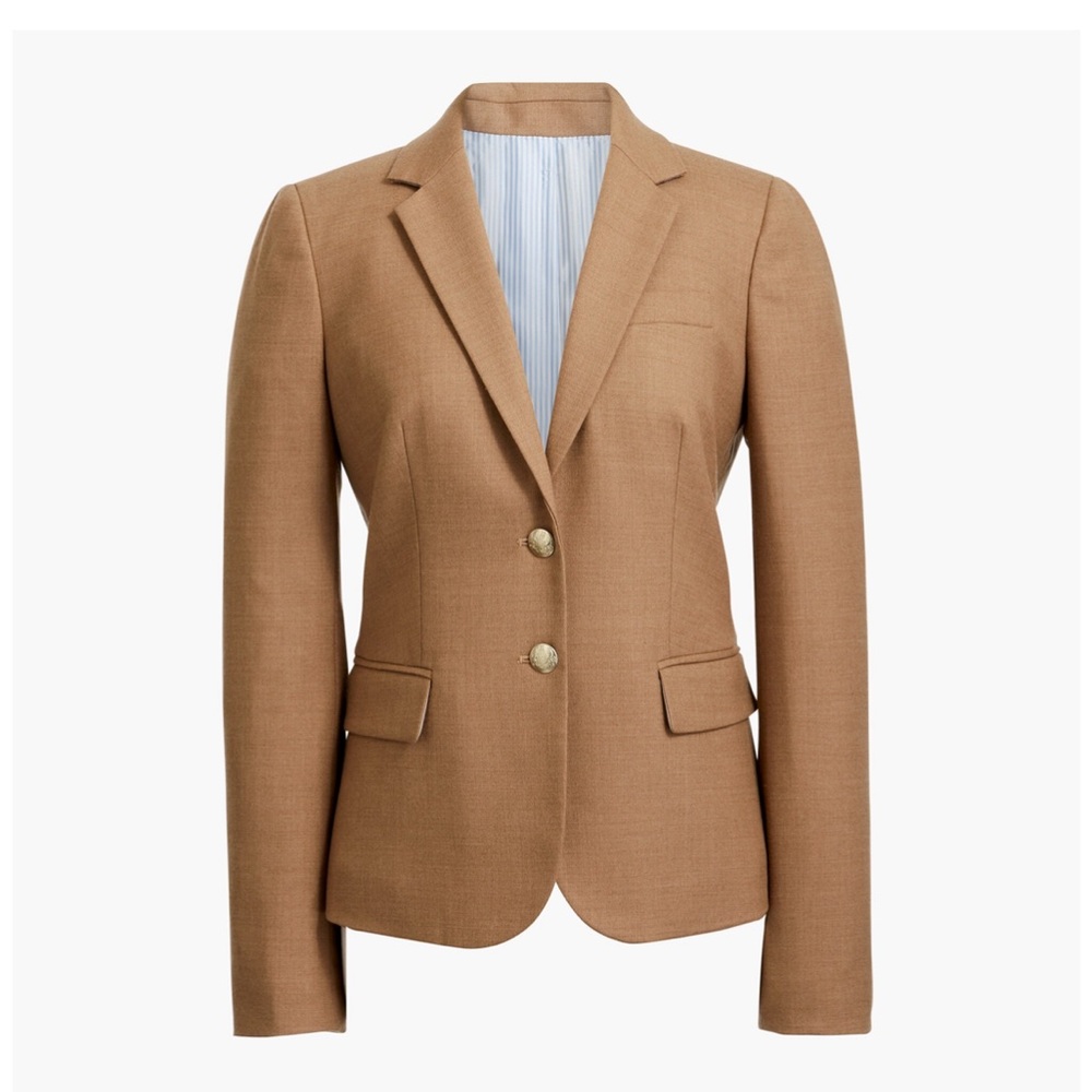 NWT camel blazer J Crew